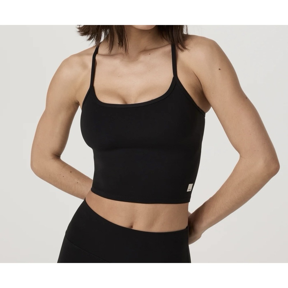 Vuori Tank Top Women's Medium Black  Atheisure Workout